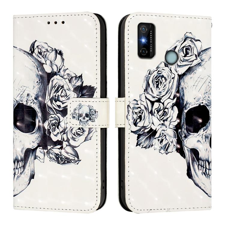 For Tecno Spark 6 Go 3D Painting Horizontal Flip Leather Phone Case