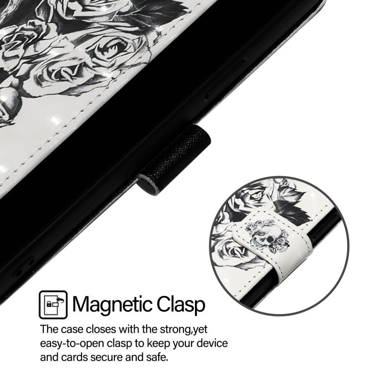 For Tecno Spark 6 Go 3D Painting Horizontal Flip Leather Phone Case