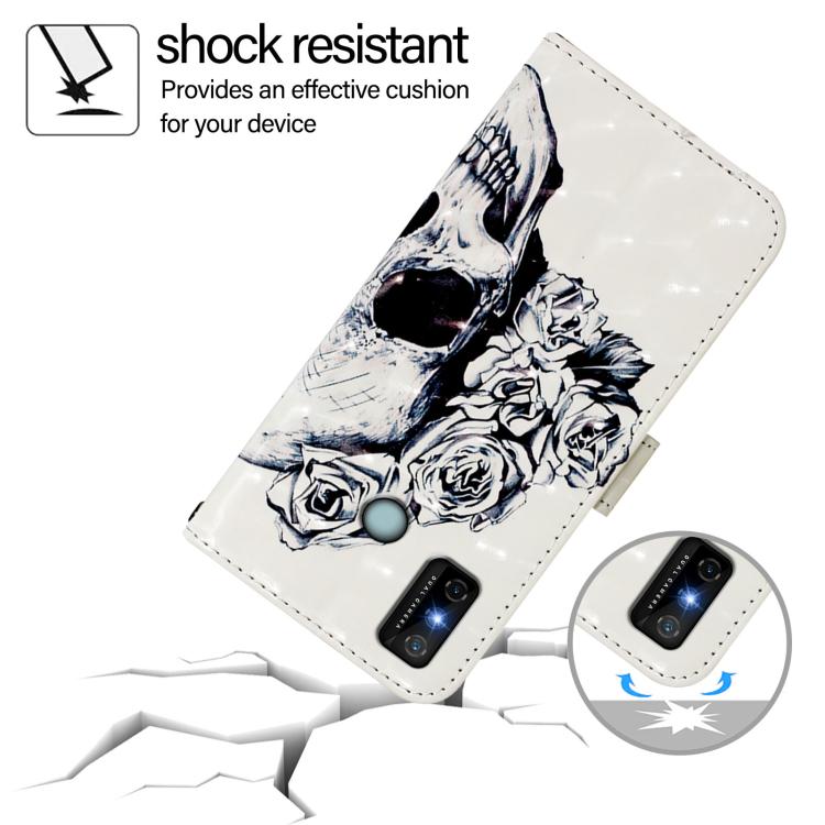 For Tecno Spark 6 Go 3D Painting Horizontal Flip Leather Phone Case