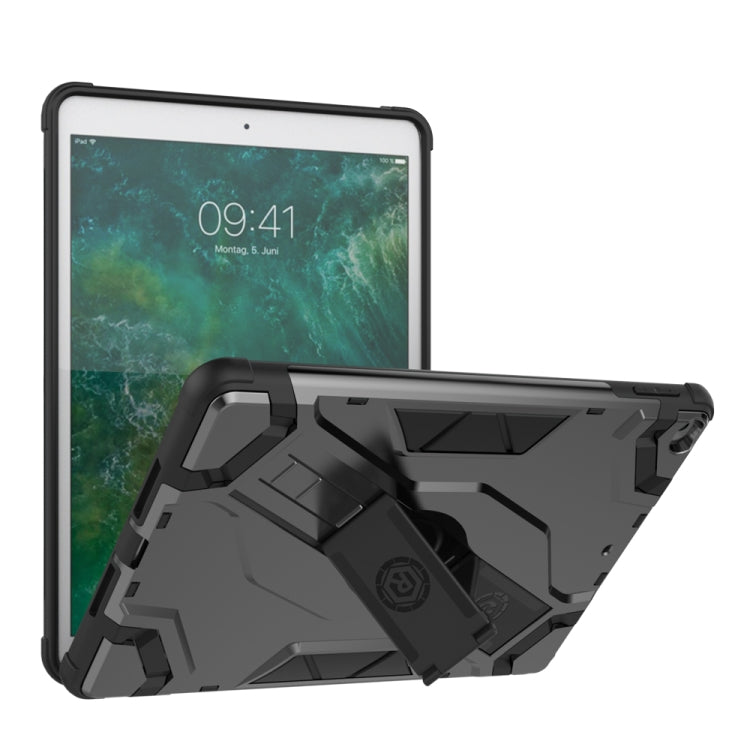 For iPad 9.7 (2018) & (2017) Escort Series TPU + PC Shockproof Protective Case with Holder