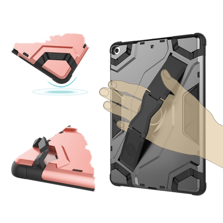 For iPad 9.7 (2018) & (2017) Escort Series TPU + PC Shockproof Protective Case with Holder