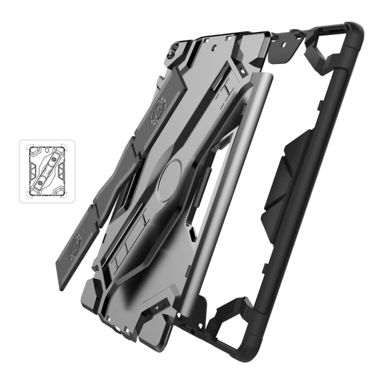 For iPad 9.7 (2018) & (2017) Escort Series TPU + PC Shockproof Protective Case with Holder
