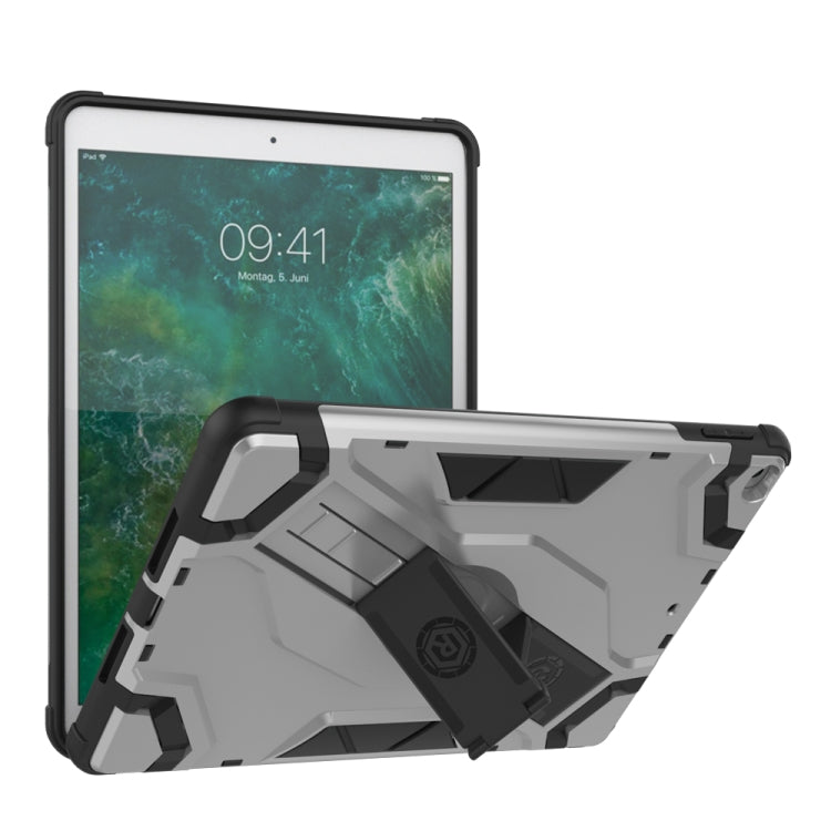 For iPad 9.7 (2018) & (2017) Escort Series TPU + PC Shockproof Protective Case with Holder