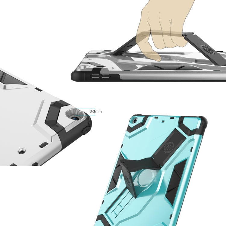 For iPad 9.7 (2018) & (2017) Escort Series TPU + PC Shockproof Protective Case with Holder
