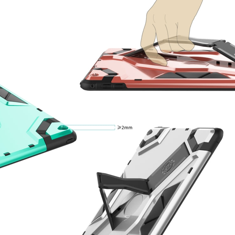 For iPad Air 2 / iPad 6 Escort Series TPU + PC Shockproof Protective Case with Holder