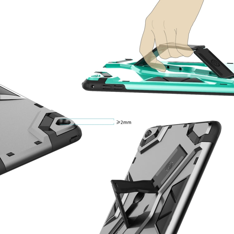 For iPad mini 4 Escort Series TPU + PC Shockproof Protective Case with Holder
