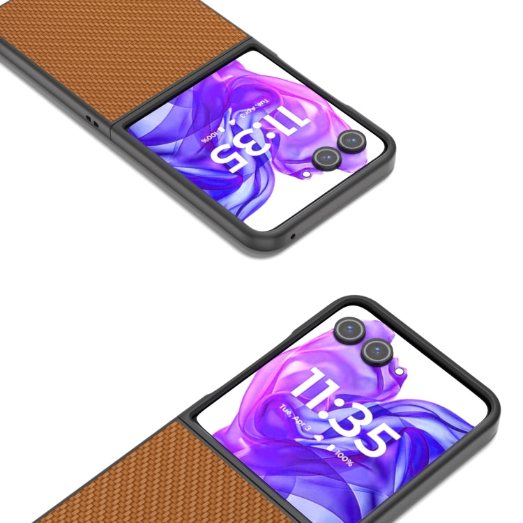 For Motorola Razr 50 Ultra Carbon Fiber Texture Protective Phone Case