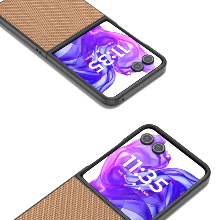 For Motorola Razr 50 Ultra Carbon Fiber Texture Protective Phone Case