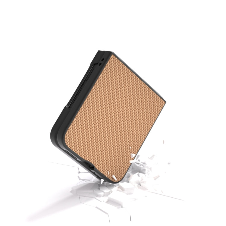 For Motorola Razr 50 Ultra Carbon Fiber Texture Protective Phone Case