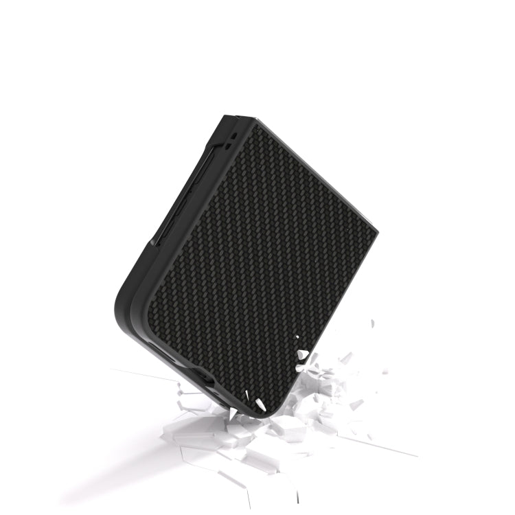 For Motorola Razr 50 Ultra Carbon Fiber Texture Protective Phone Case
