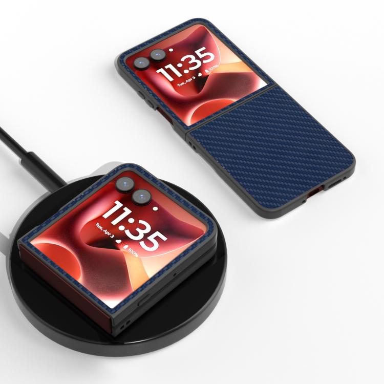 For Motorola Razr 60 Ultra Carbon Fiber Texture Protective Phone Case