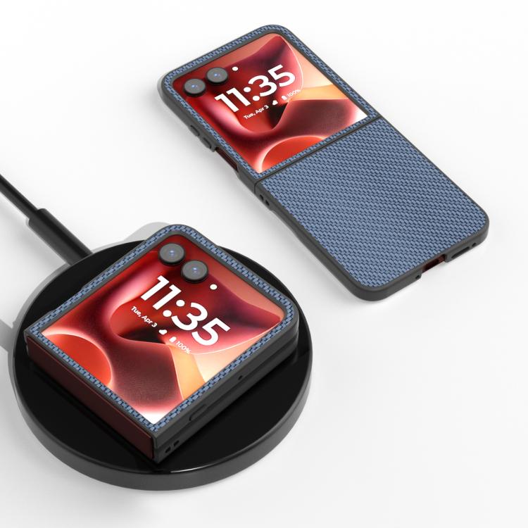 For Motorola Razr 60 Ultra Carbon Fiber Texture Protective Phone Case