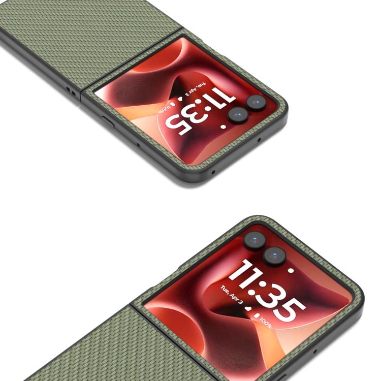 For Motorola Razr 60 Ultra Carbon Fiber Texture Protective Phone Case