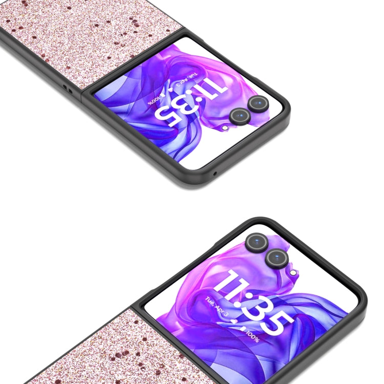 For Motorola Razr 50 Ultra Glitter Full Coverage PU + PC Phone Case