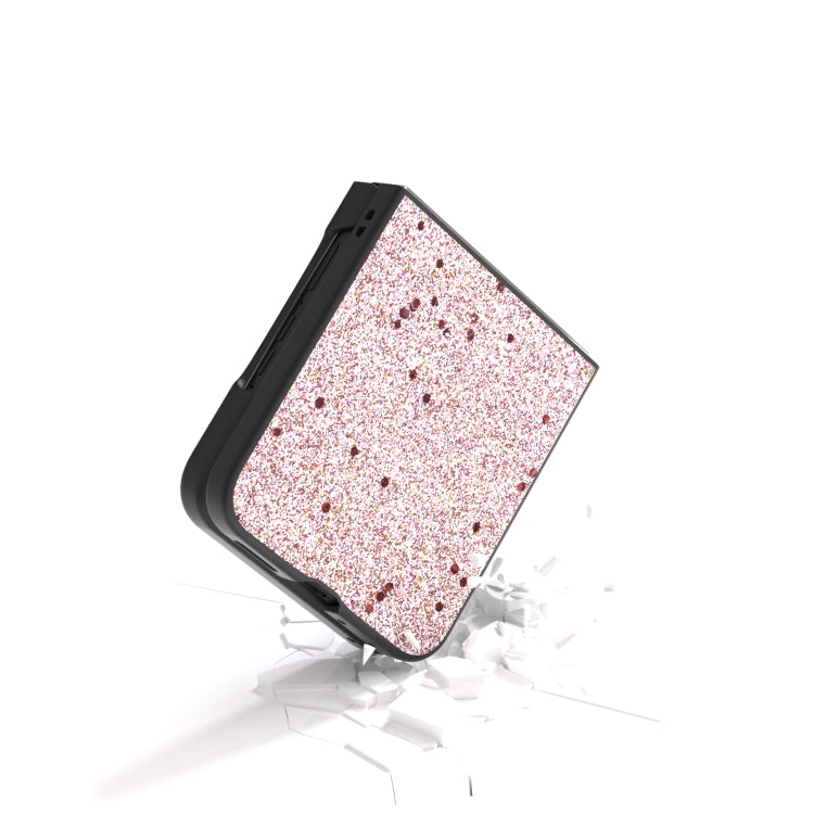 For Motorola Razr 50 Ultra Glitter Full Coverage PU + PC Phone Case