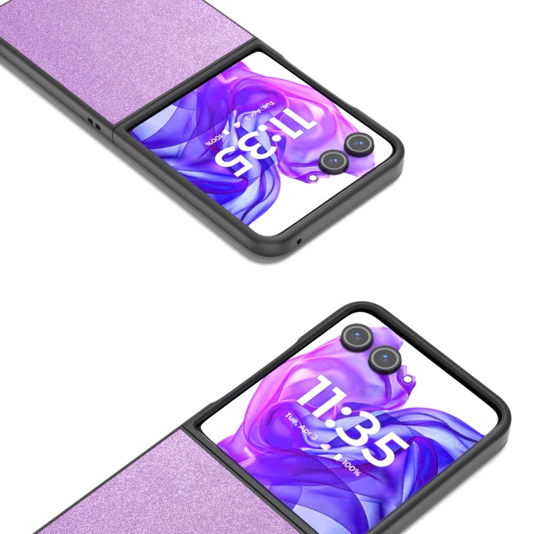 For Motorola Razr 50 Ultra Glitter Full Coverage PU + PC Phone Case