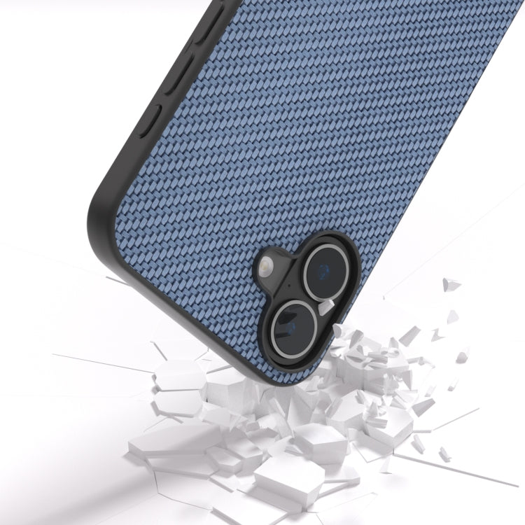 For iPhone 16 Carbon Fiber Texture Protective Phone Case