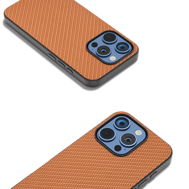 For iPhone 16 Pro Carbon Fiber Texture Protective Phone Case