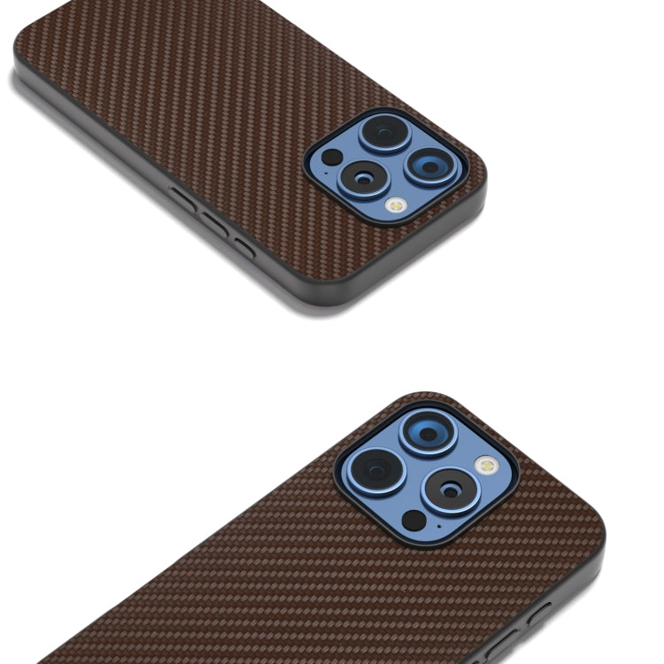 For iPhone 16 Pro Carbon Fiber Texture Protective Phone Case