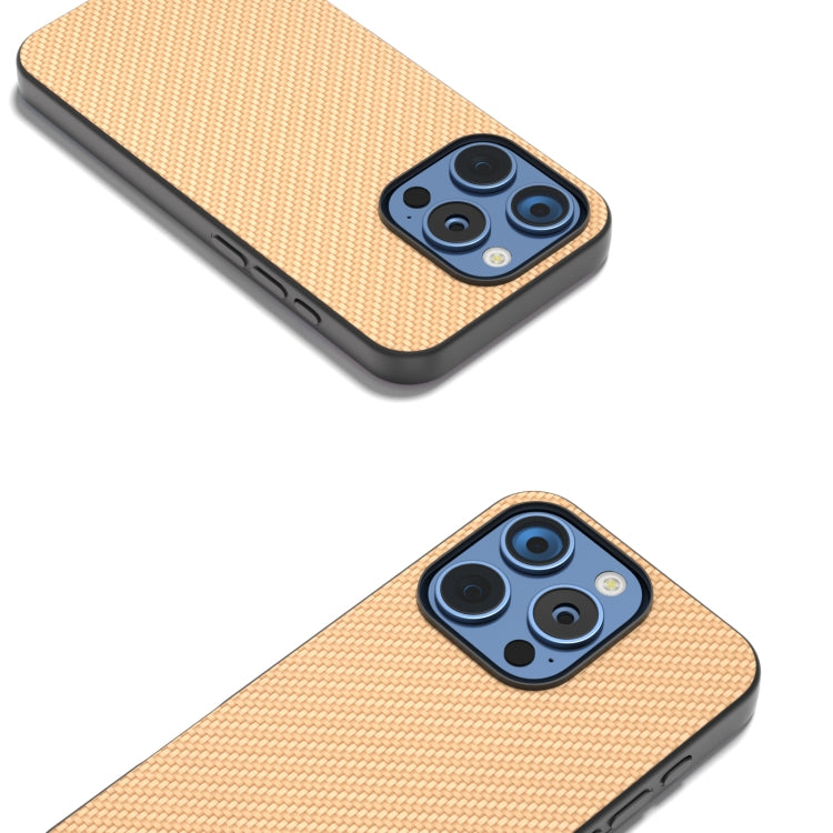For iPhone 16 Pro Carbon Fiber Texture Protective Phone Case