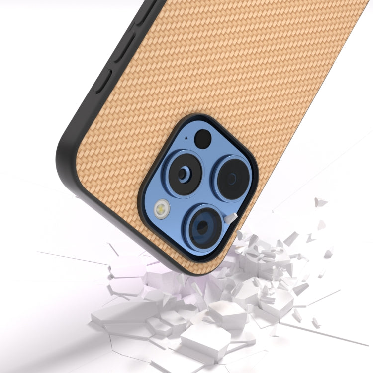 For iPhone 16 Pro Carbon Fiber Texture Protective Phone Case