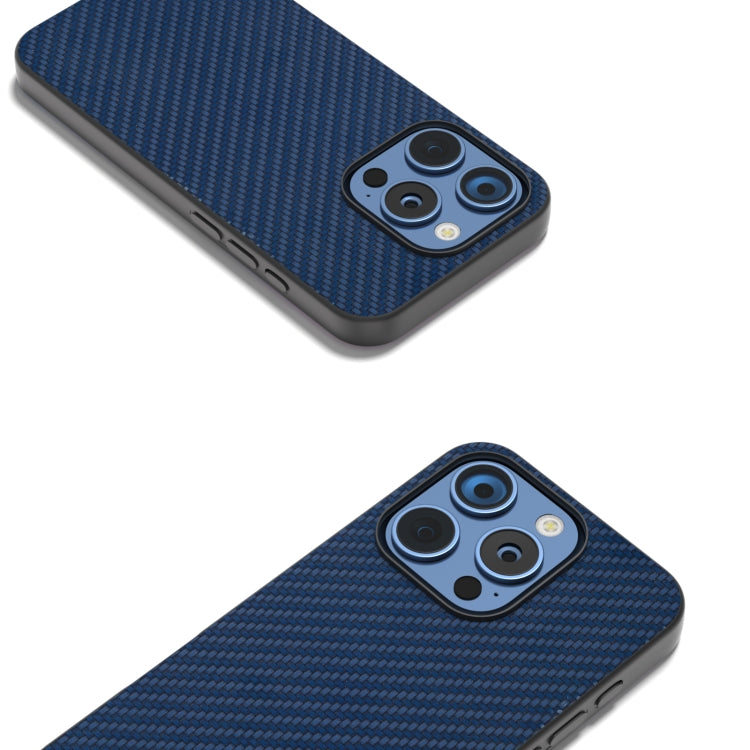 For iPhone 16 Pro Max Carbon Fiber Texture Protective Phone Case