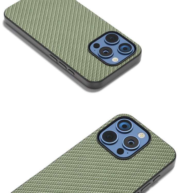 For iPhone 16 Pro Max Carbon Fiber Texture Protective Phone Case