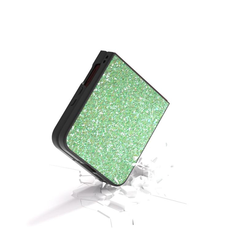 For Motorola Razr 60 Ultra Black Frame Colorful Glitter Phone Case