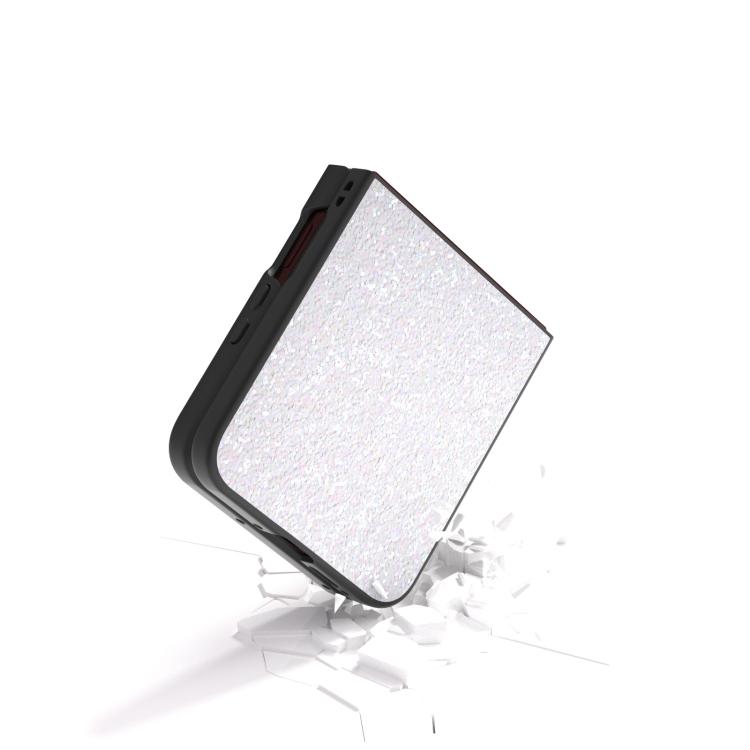 For Motorola Razr 60 Ultra Black Frame Colorful Glitter Phone Case