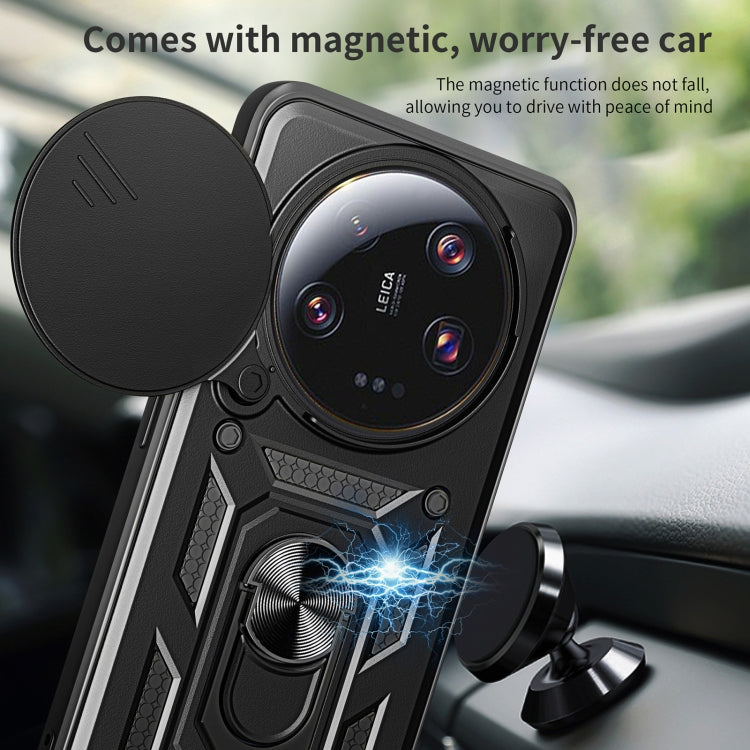 For Xiaomi 13 Ultra Sliding Camera Cover Design TPU+PC Phone Case