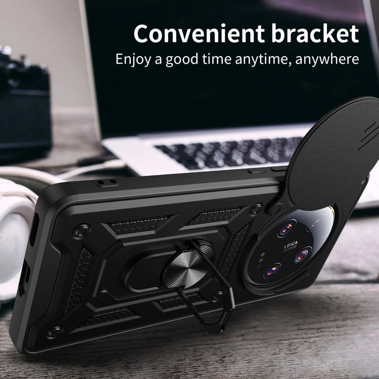 For Xiaomi 13 Ultra Sliding Camera Cover Design TPU+PC Phone Case