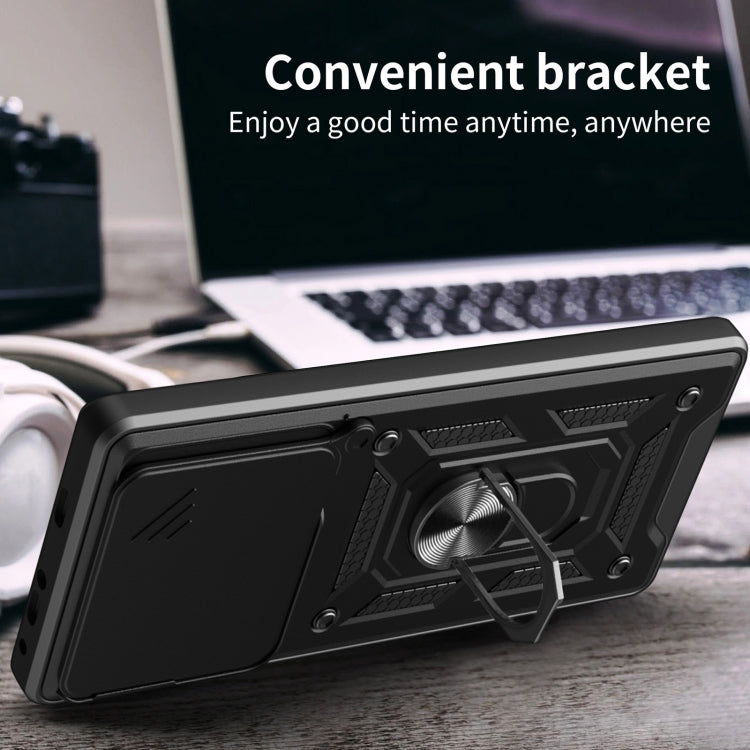 For Xiaomi 14T 5G Sliding Camera Cover Design TPU+PC Phone Case