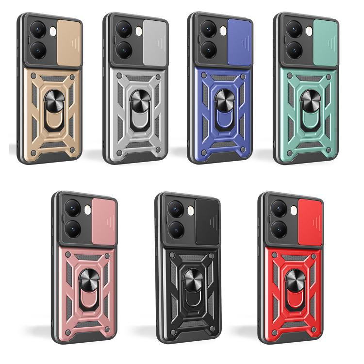 For Xiaomi Poco X7 Pro 5G Global Sliding Camera Cover Design TPU+PC Phone Case