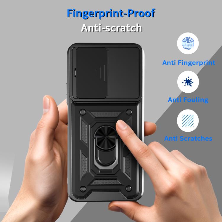 For Xiaomi Poco M7 4G 169mm Sliding Camera Cover Design TPU+PC Phone Case