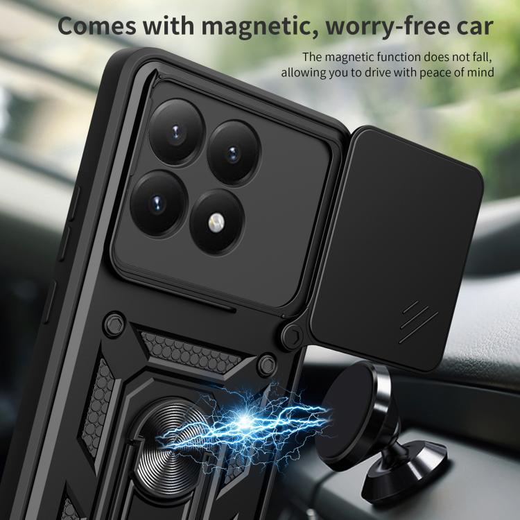 For Xiaomi 15T Sliding Camera Cover Design TPU+PC Phone Case