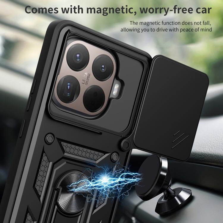 For Xiaomi 15T Pro Sliding Camera Cover Design TPU+PC Phone Case