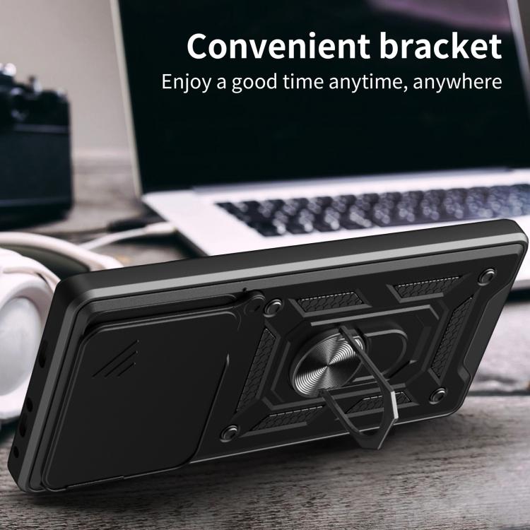 For Xiaomi 15T Pro Sliding Camera Cover Design TPU+PC Phone Case