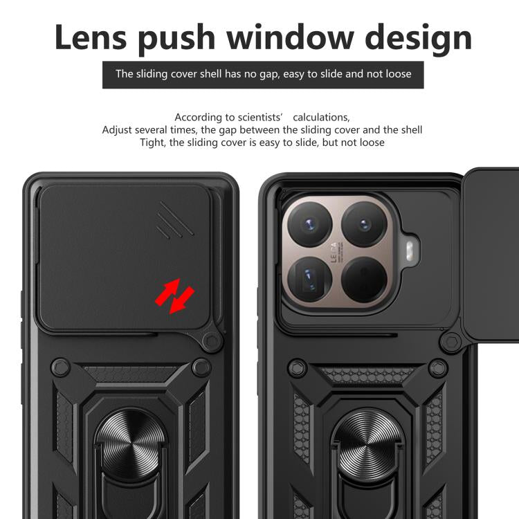 For Xiaomi 15T Pro Sliding Camera Cover Design TPU+PC Phone Case