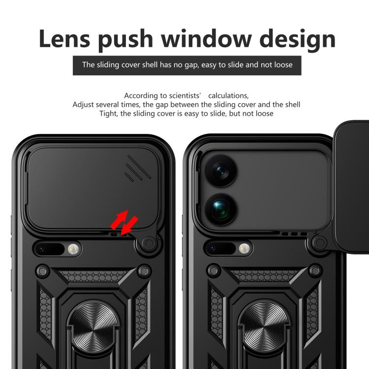 For Xiaomi 17 Pro Max Sliding Camera Cover Design TPU+PC Phone Case