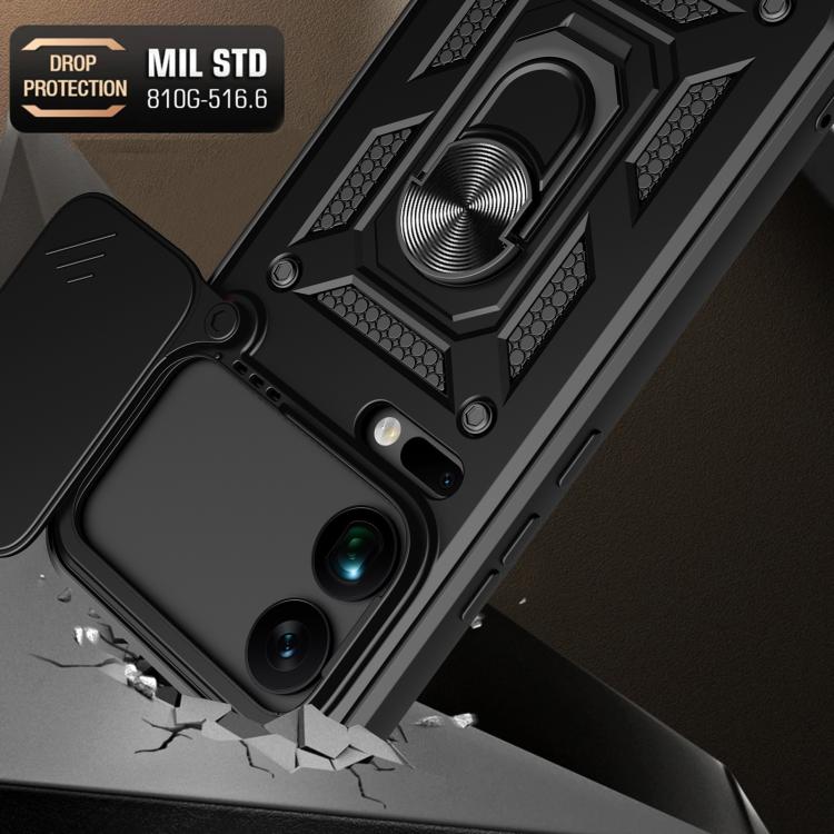 For Xiaomi 17 Pro Max Sliding Camera Cover Design TPU+PC Phone Case