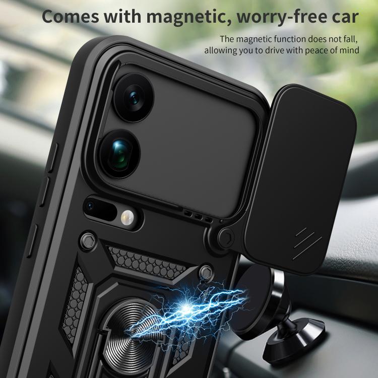 For Xiaomi 17 Pro Max Sliding Camera Cover Design TPU+PC Phone Case