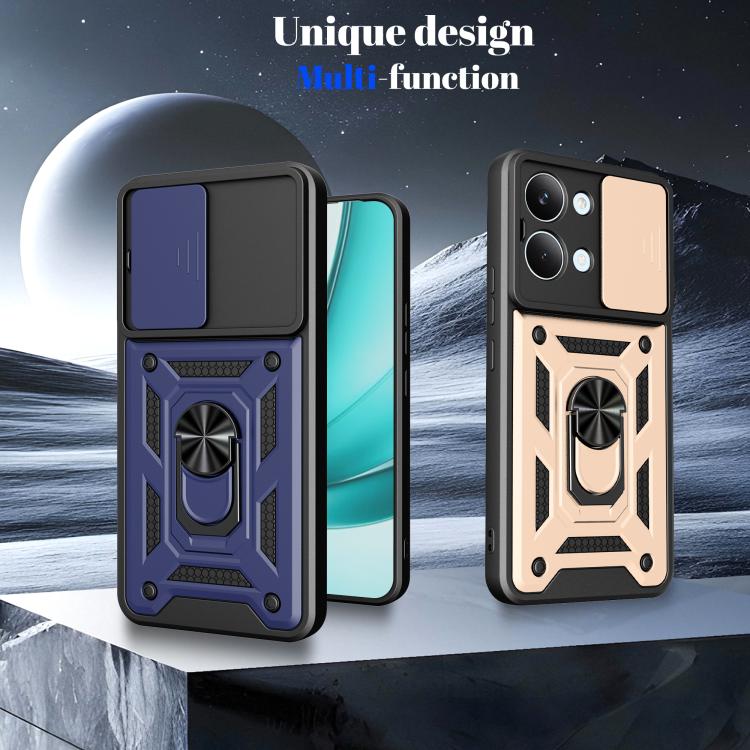 For Xiaomi Poco X8 Pro Max 5G Sliding Camera Cover Design TPU+PC Phone Case