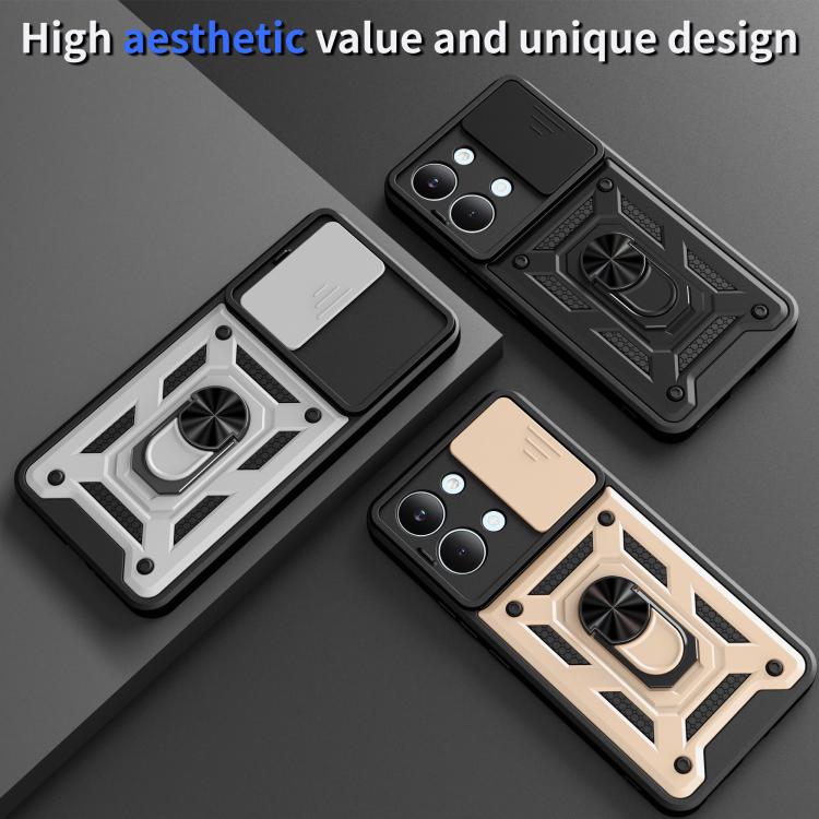 For Xiaomi Poco X8 Pro Max 5G Sliding Camera Cover Design TPU+PC Phone Case