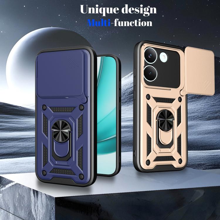 For Xiaomi Poco X8 Pro 5G Sliding Camera Cover Design TPU+PC Phone Case