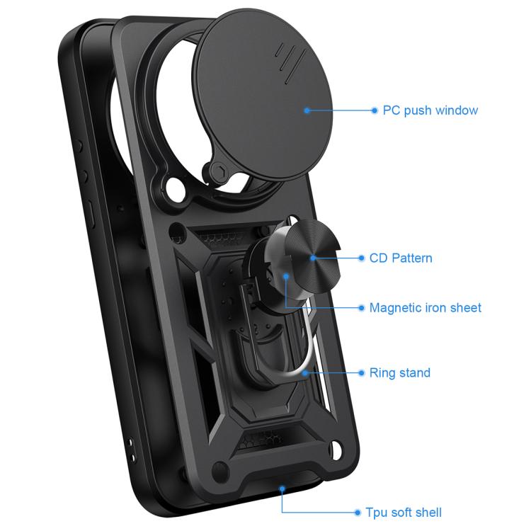 For Xiaomi 17 Ultra Sliding Camera Cover Design TPU+PC Phone Case