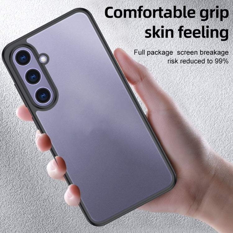 For Samsung Galaxy S24 FE 5G Armor Clear TPU Hybrid PC Phone Case