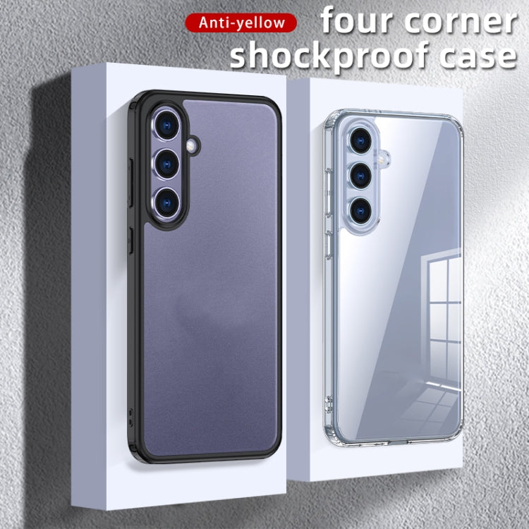 For Samsung Galaxy S24 FE 5G Armor Clear TPU Hybrid PC Phone Case