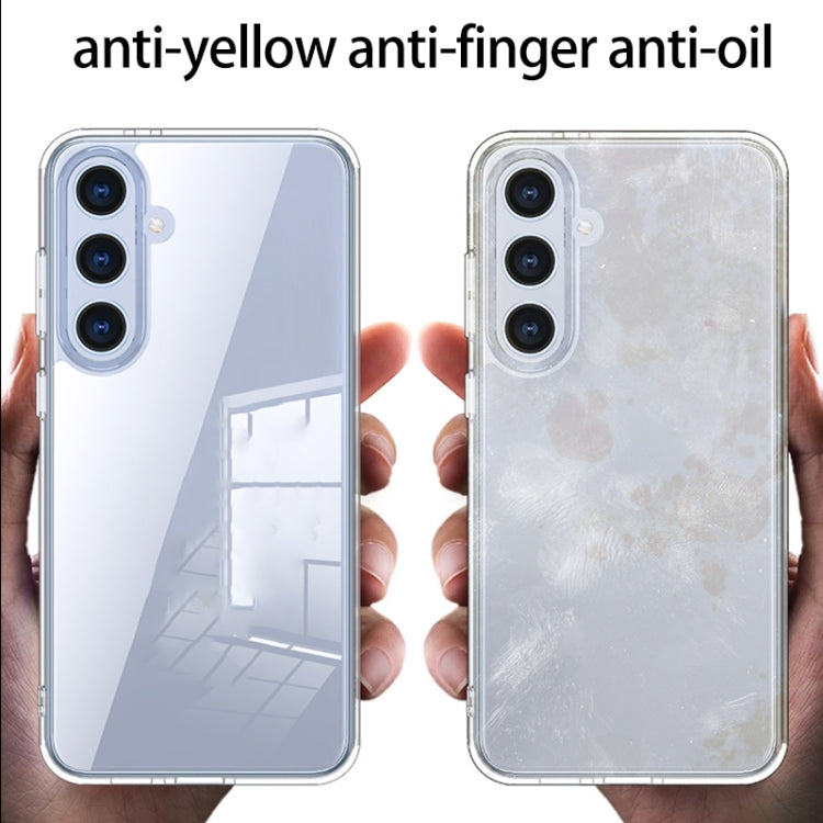 For Samsung Galaxy S24 FE 5G Armor Clear TPU Hybrid PC Phone Case