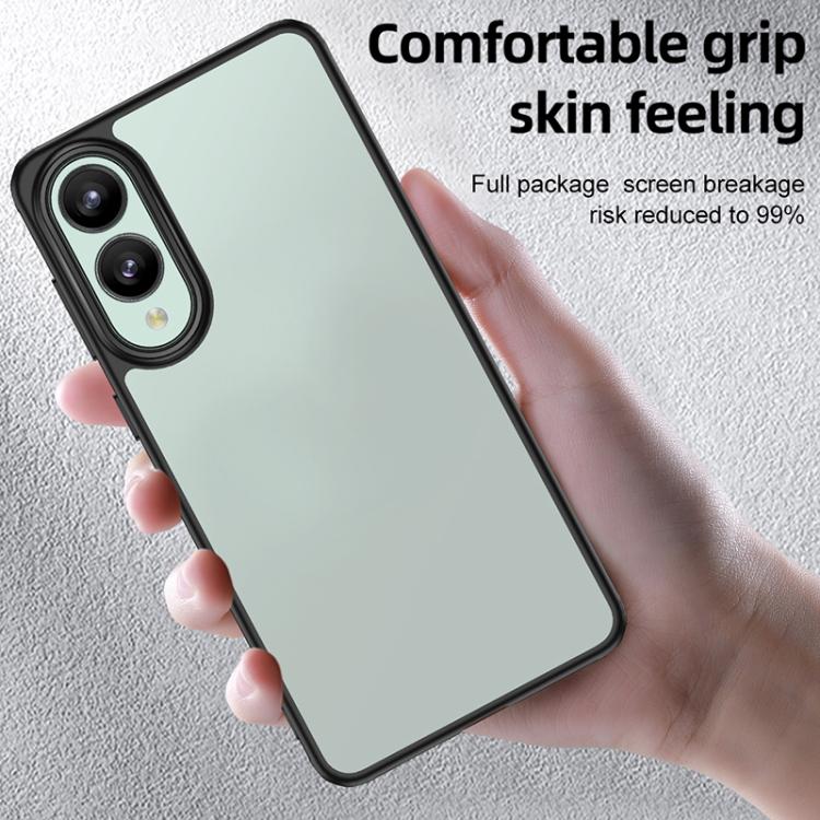 For Samsung Galaxy S25 Edge 5G Armor Clear TPU Hybrid PC Phone Case
