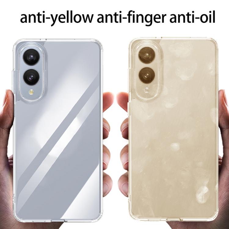 For Samsung Galaxy S25 Edge 5G Armor Clear TPU Hybrid PC Phone Case